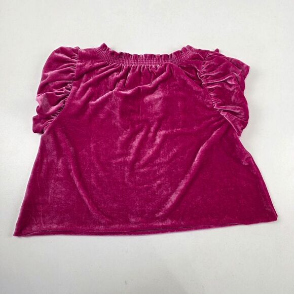 Free People Tops Free People Terese Top Womens Size Small‎ Velvet Velour - Picture 12 of 12